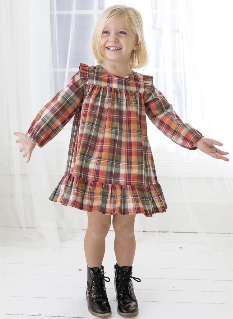 Scotti back/white bow dress