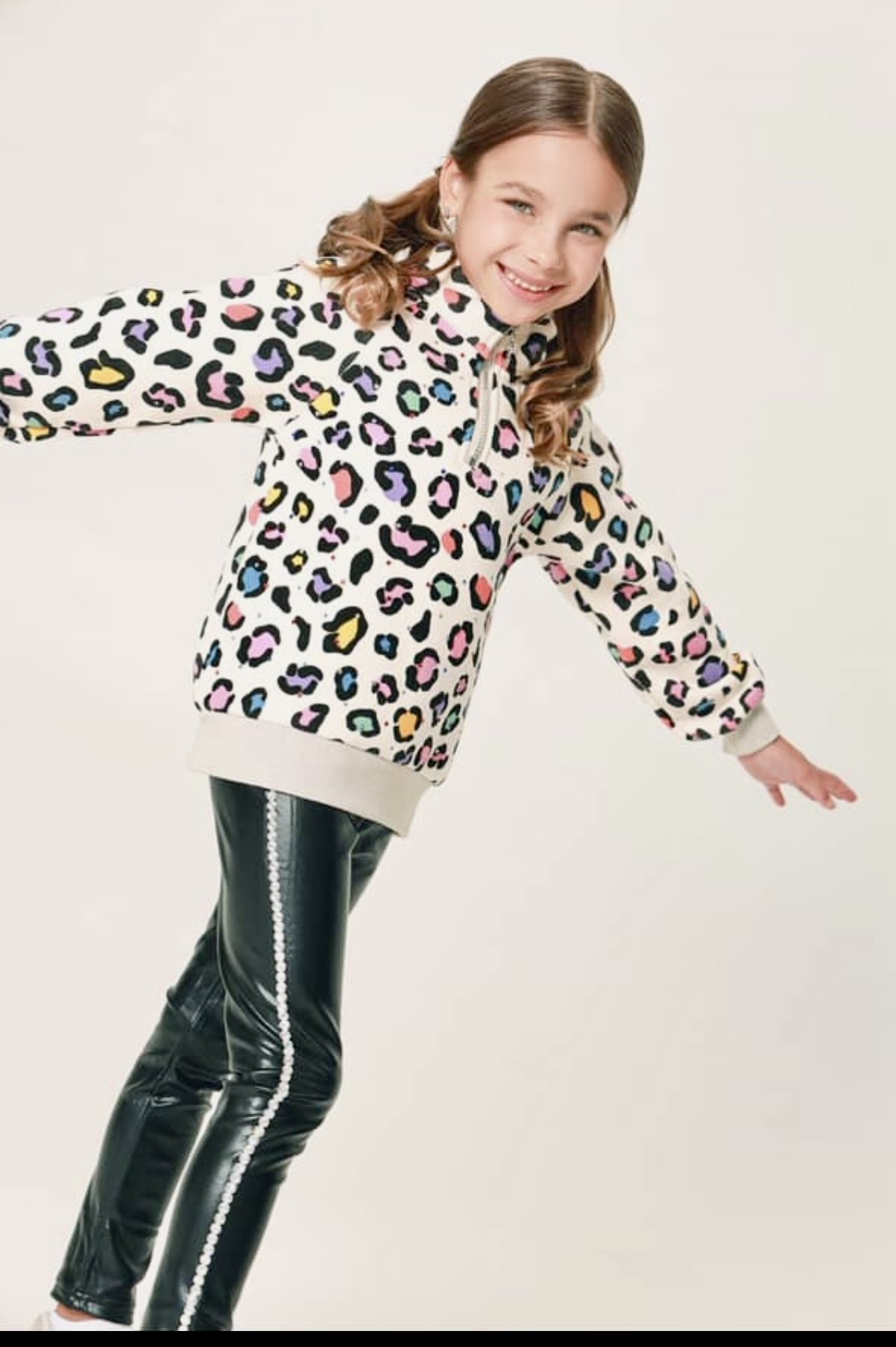 Hannah Banana embroidered mixed media dress
