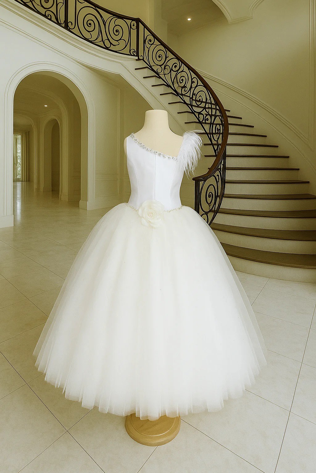 Christie Helene couture back of Riley